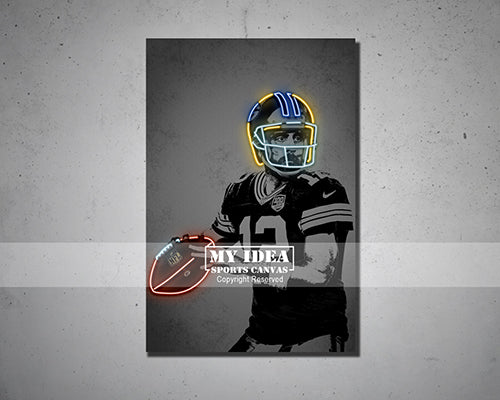 Aaron Rodgers Canvas Wall Art