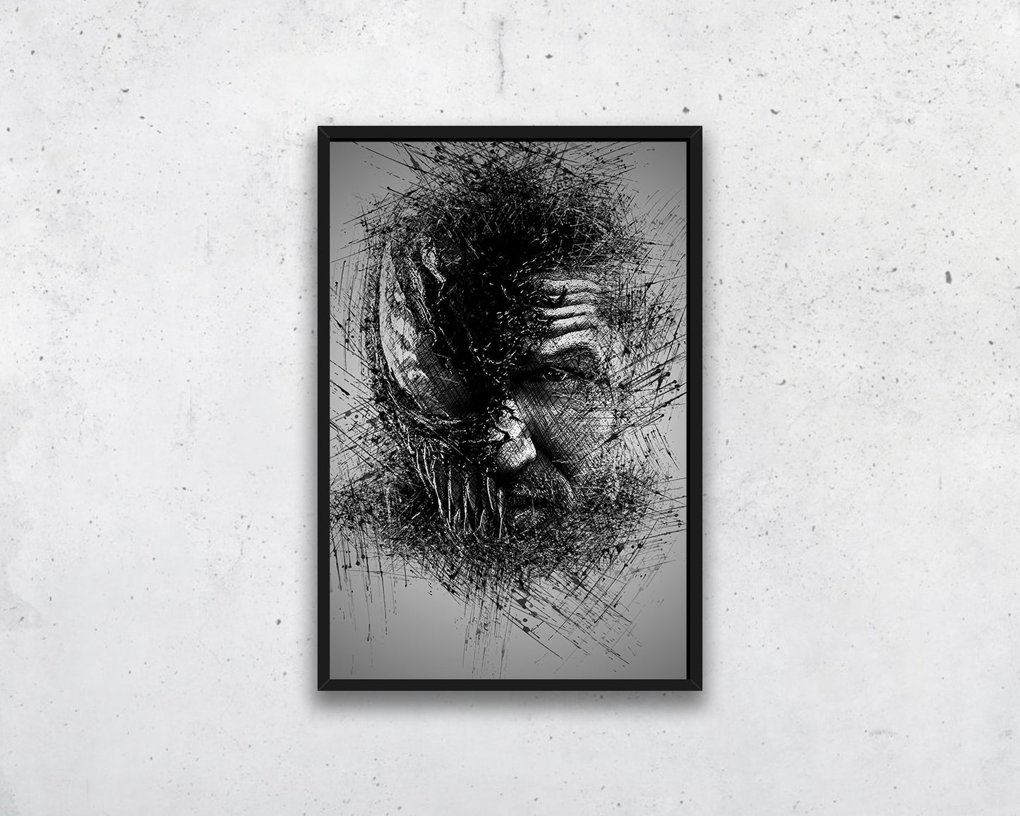 Venom Sketch Wall Art