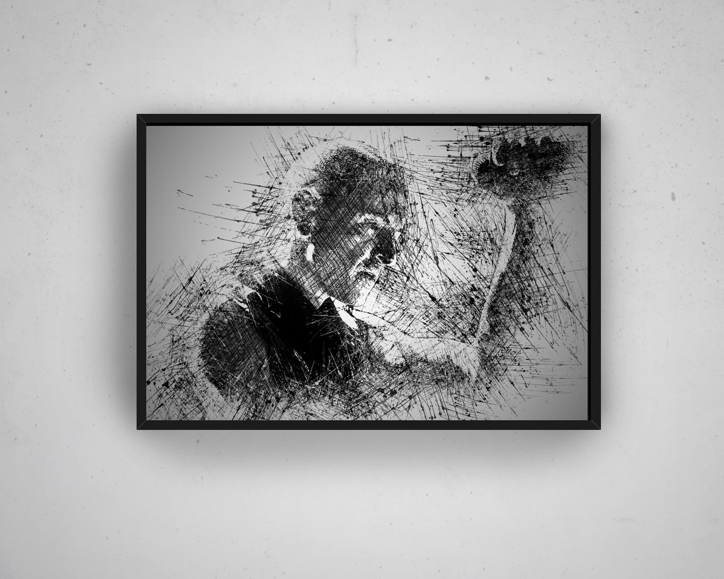 Chester Bennington Sketch Wall Art