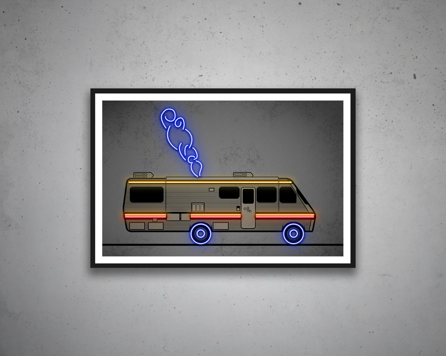 Breaking Bad Bus Canvas Wall Art