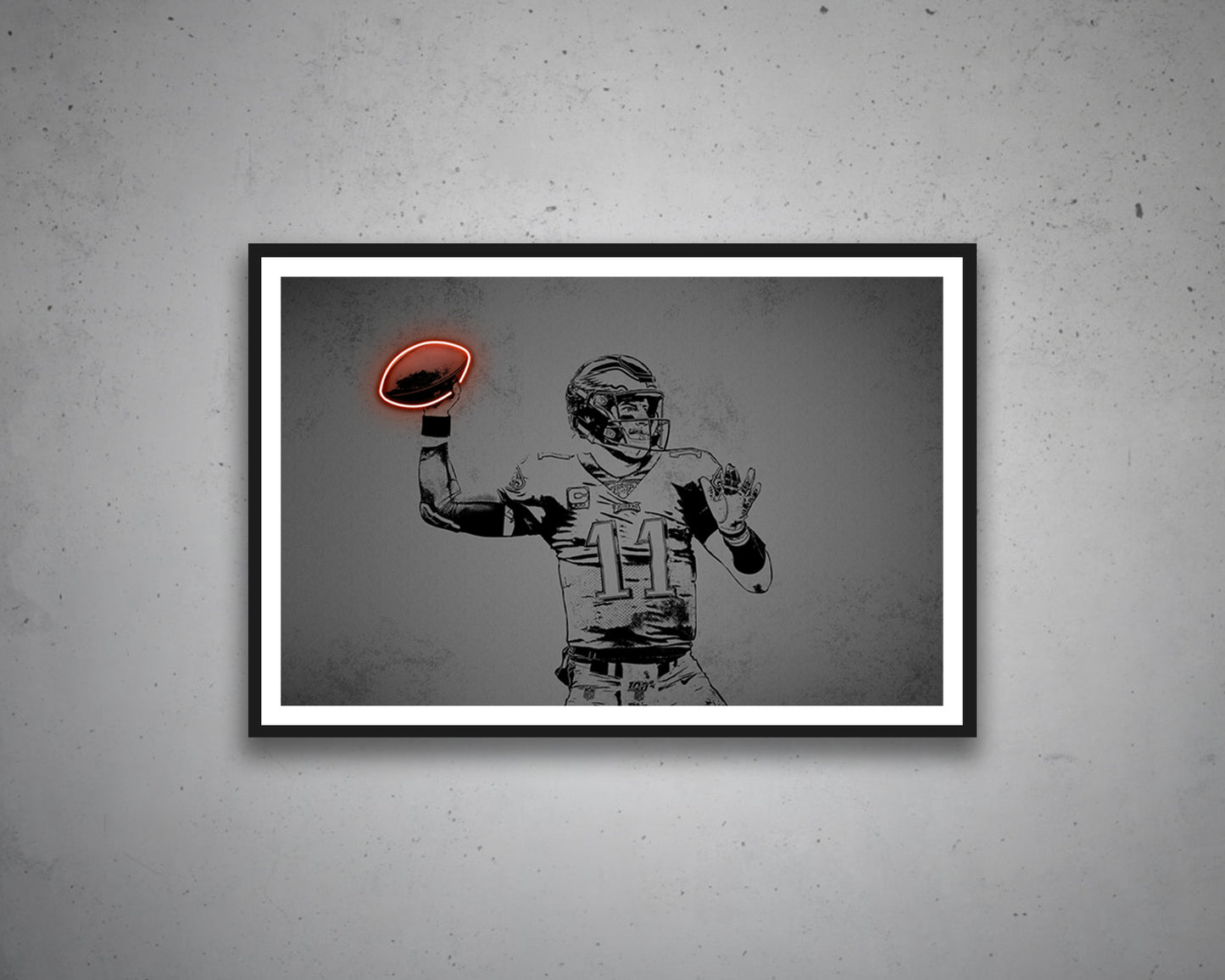 Carson Wentz Canvas Wall Art