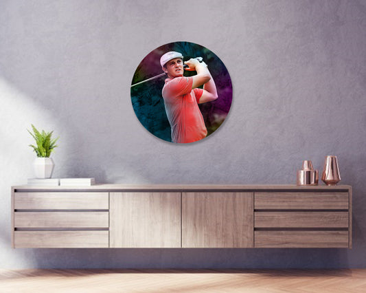 Bryson dechambeau Round Wall Art