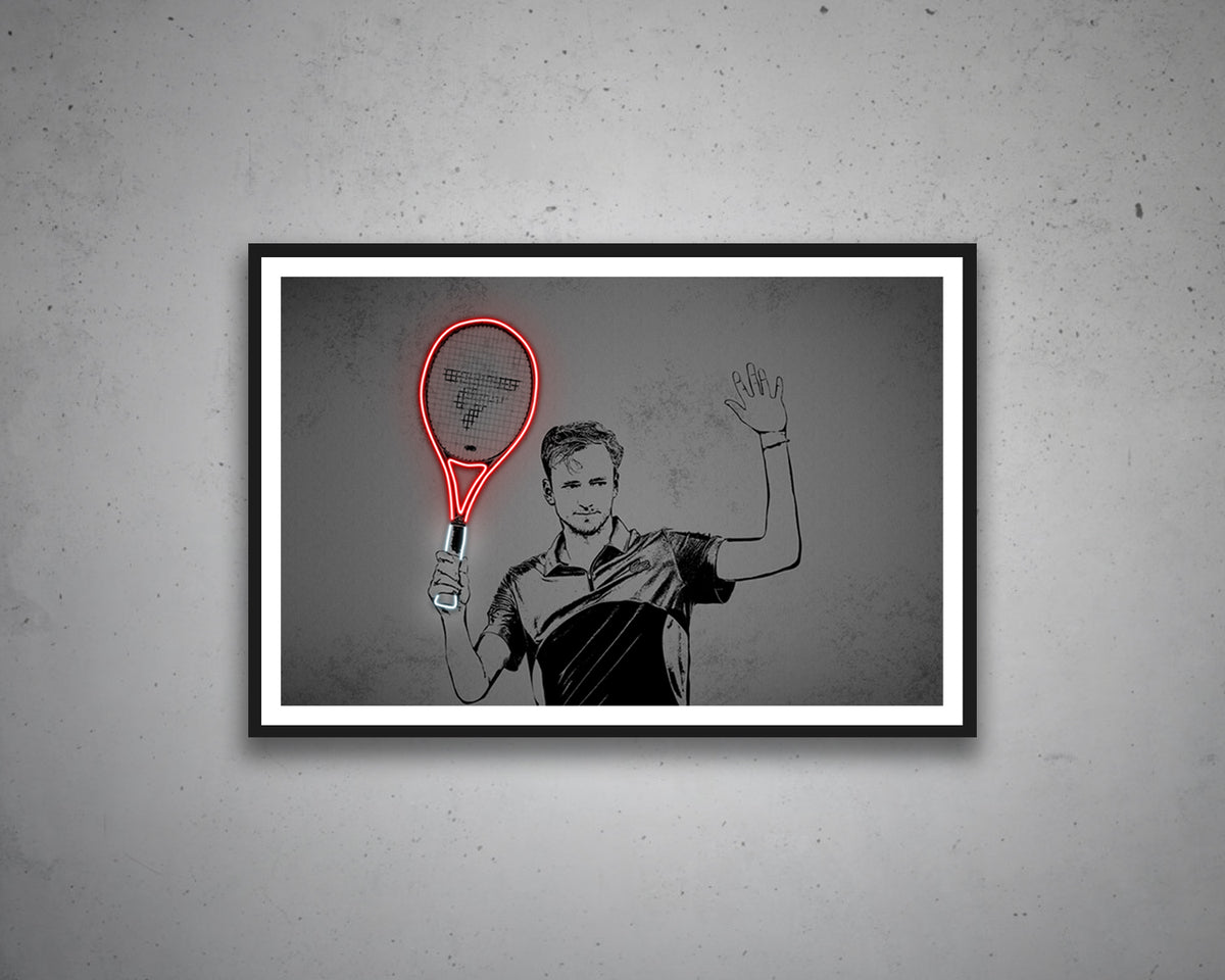 Daniil Medvedev Canvas Wall Art