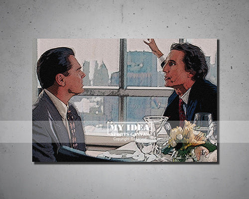 The wolf of the wall street Lbodmos Multicolor Wall Art