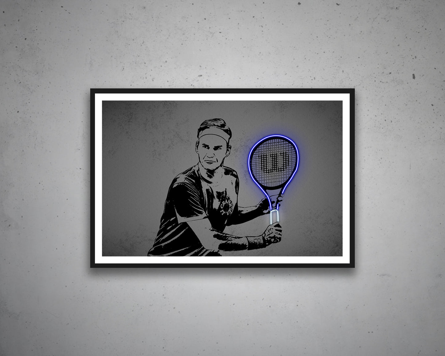 Roger Federer Canvas Wall Art