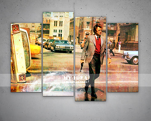 Dirty Harry Multicolour Wall Art