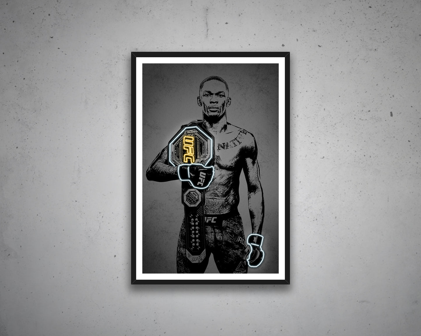 Israel Adesanya Canvas Wall Art