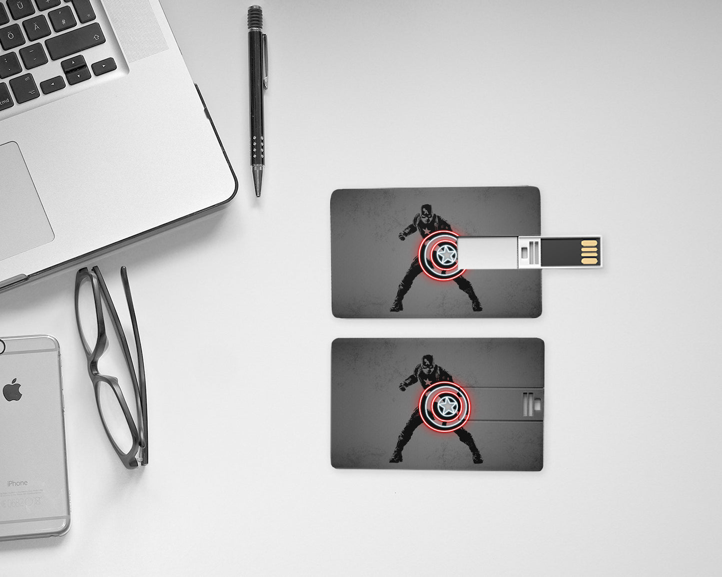 Captain America Neon Effect Pendrive