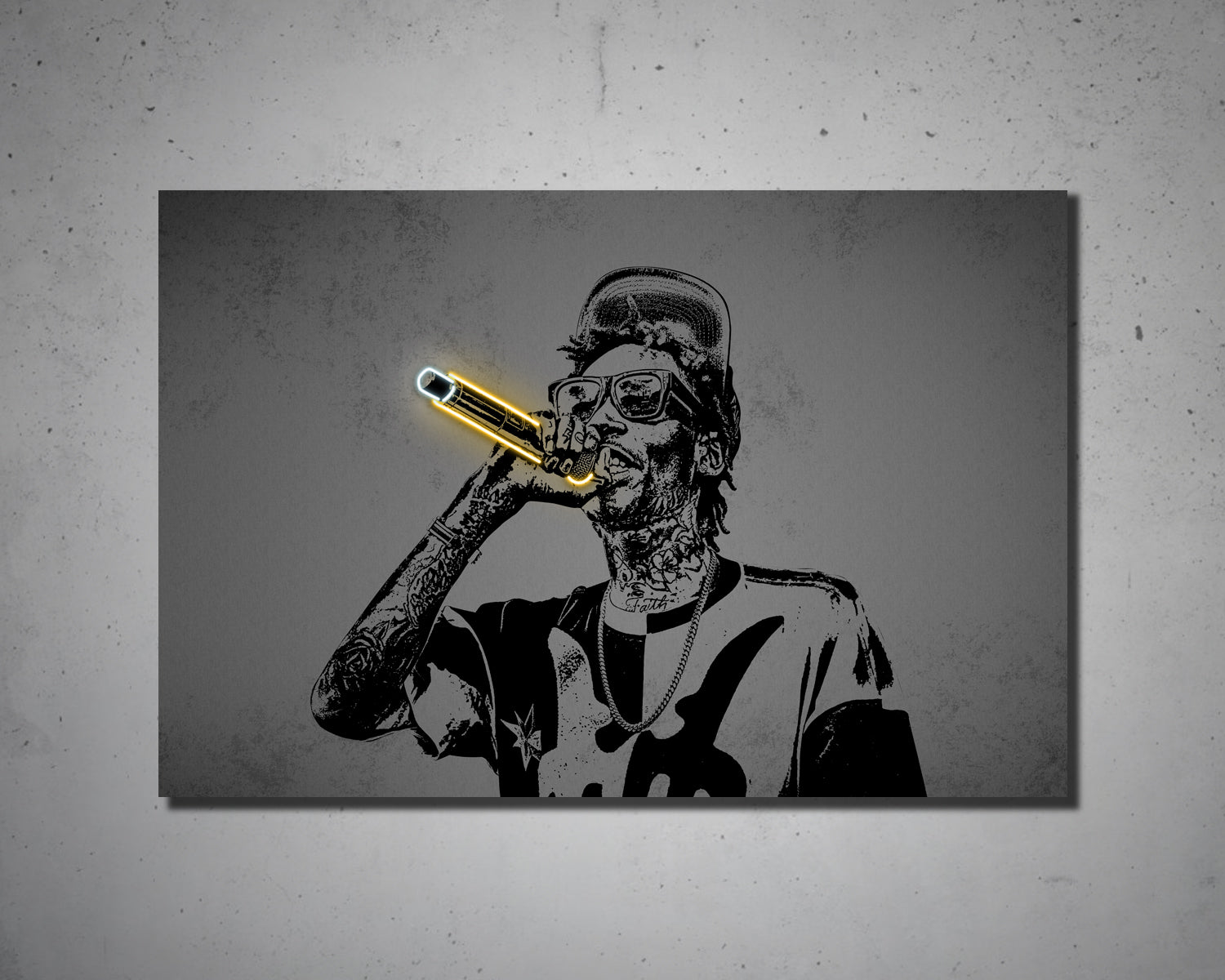 Wiz Khalifa Canvas Wall Art