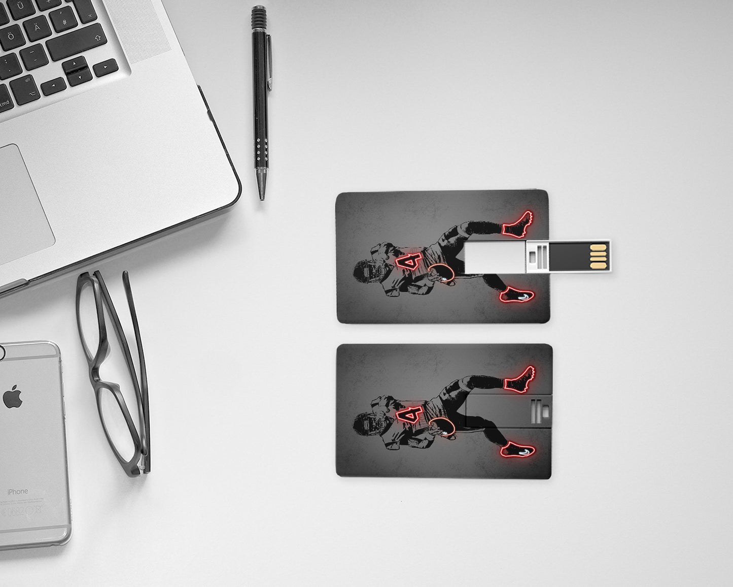 Deshaun Watson Neon Effect Pendrive