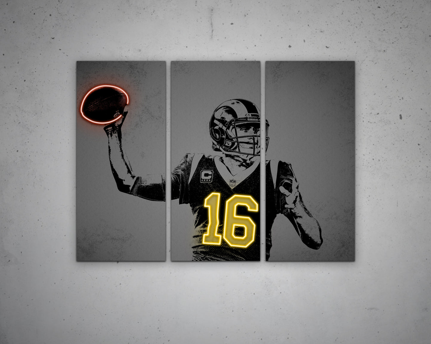 Jared Goff Canvas Wall Art