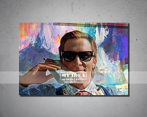 Patrick Bateman Multicolour Wall Art