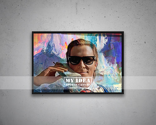 Patrick Bateman Multicolour Wall Art