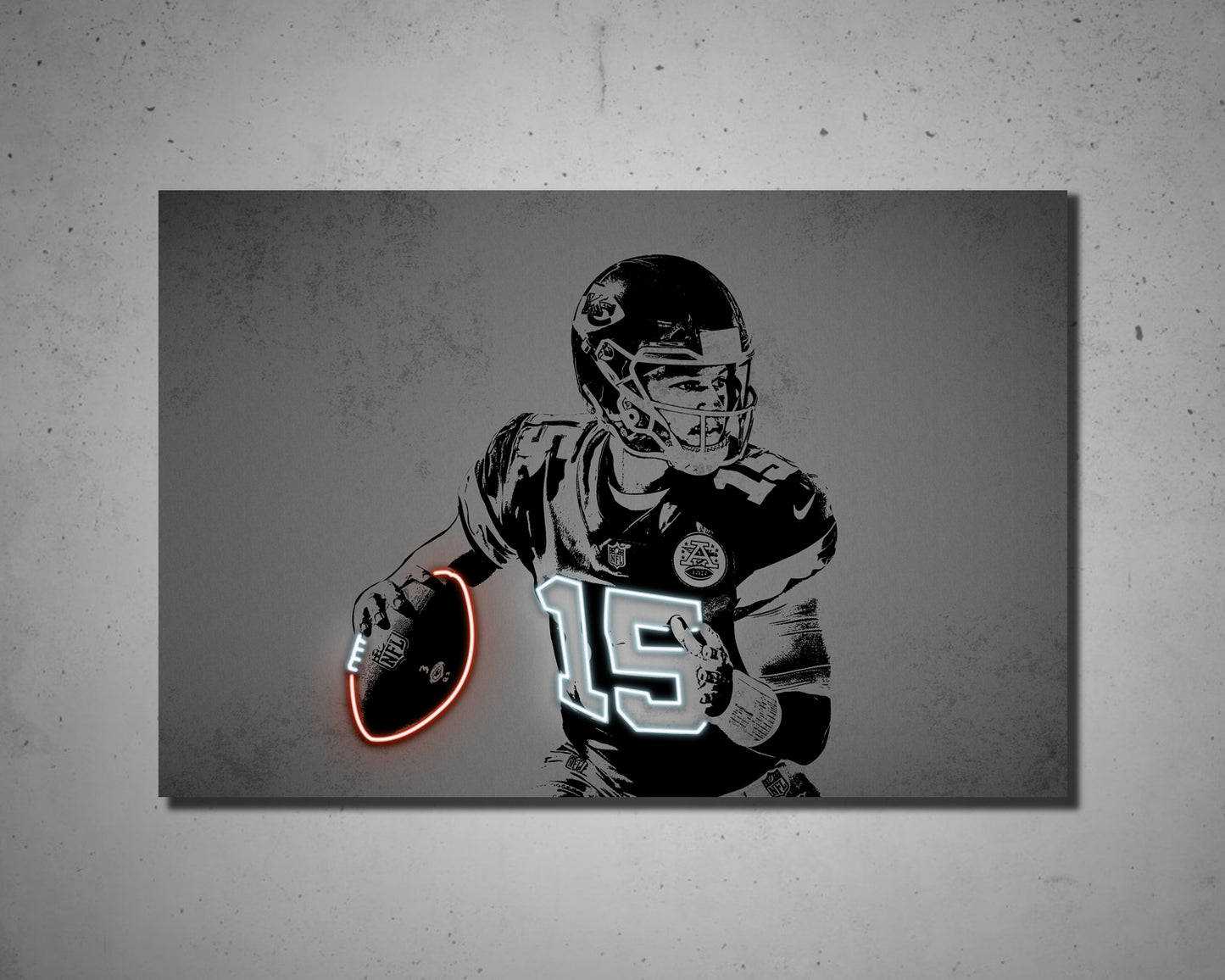 Patrick Mahomes Canvas Wall Art