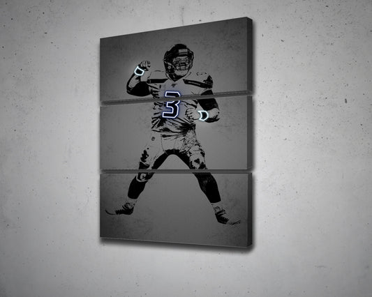 Russell Wilson Canvas Wall Art
