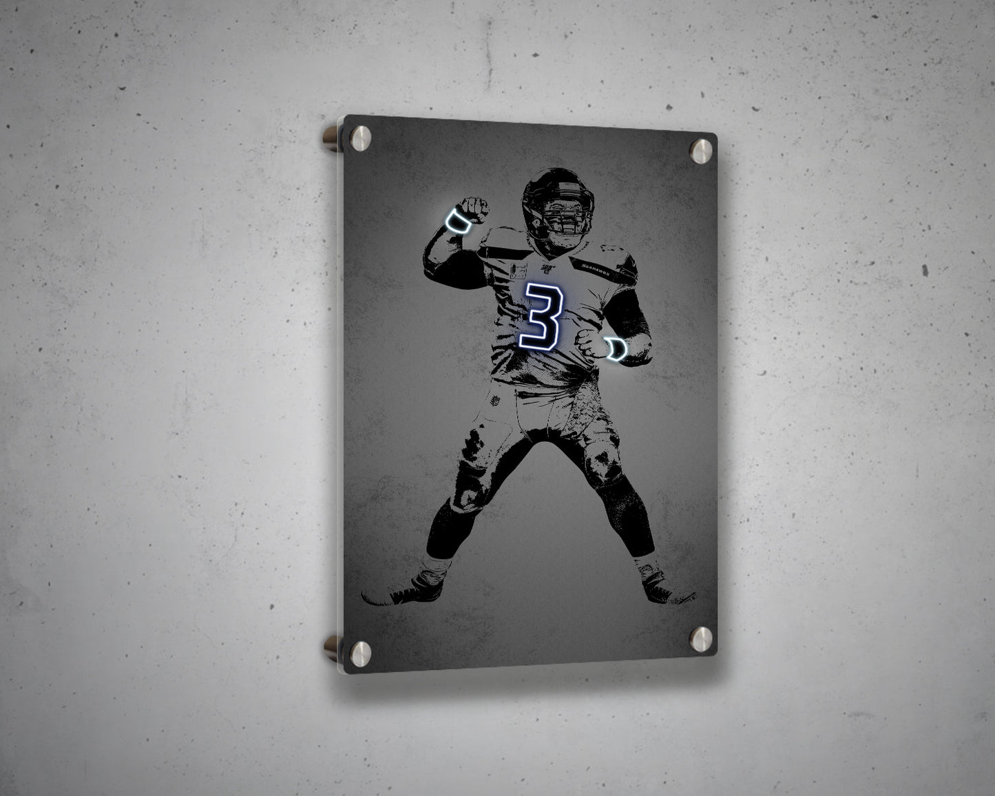 Russell Wilson Canvas Wall Art