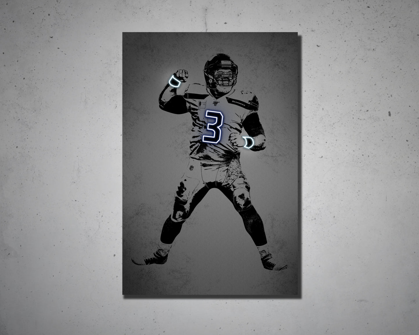 Russell Wilson Canvas Wall Art