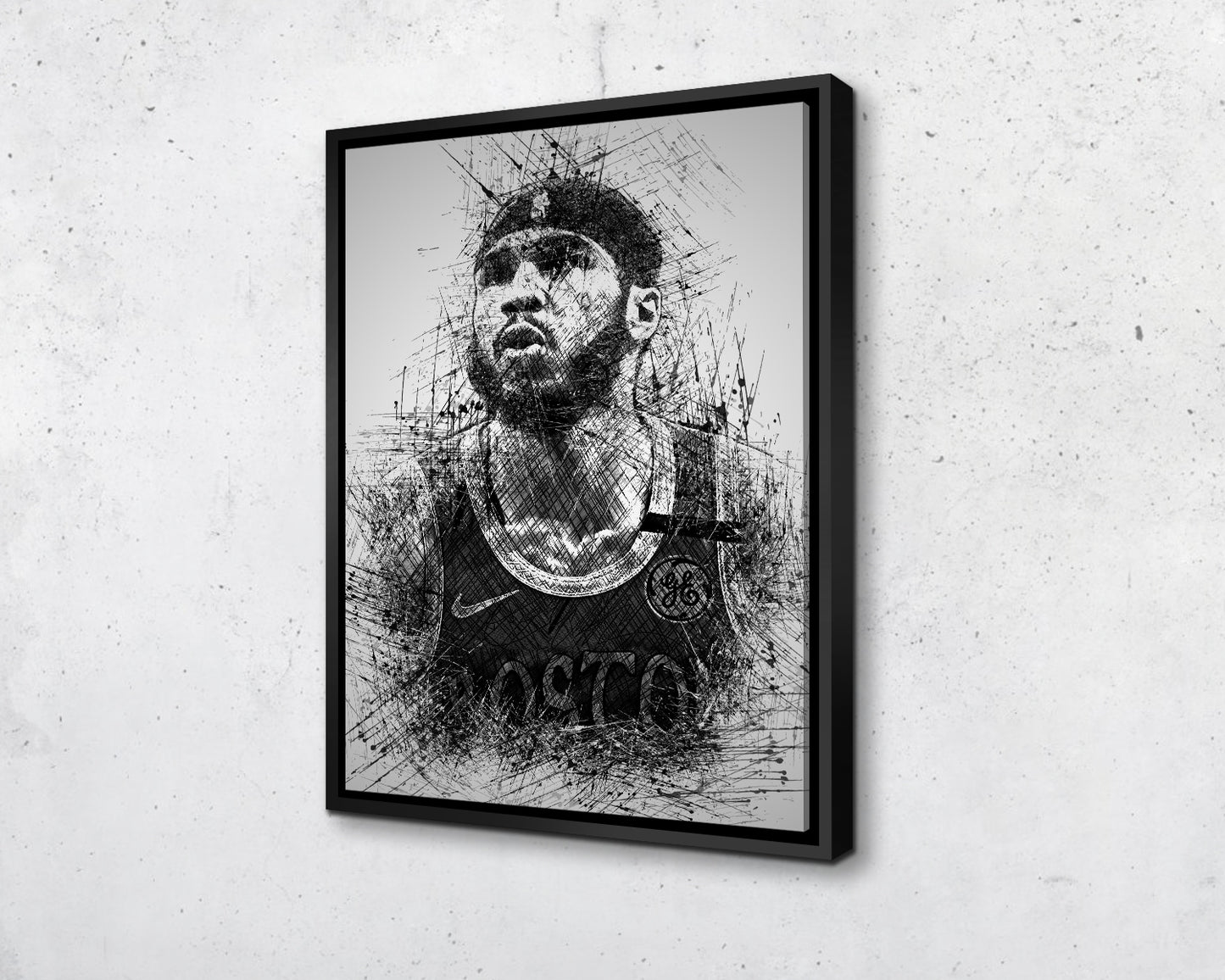 Jayson Tatum Sketch Wall Art