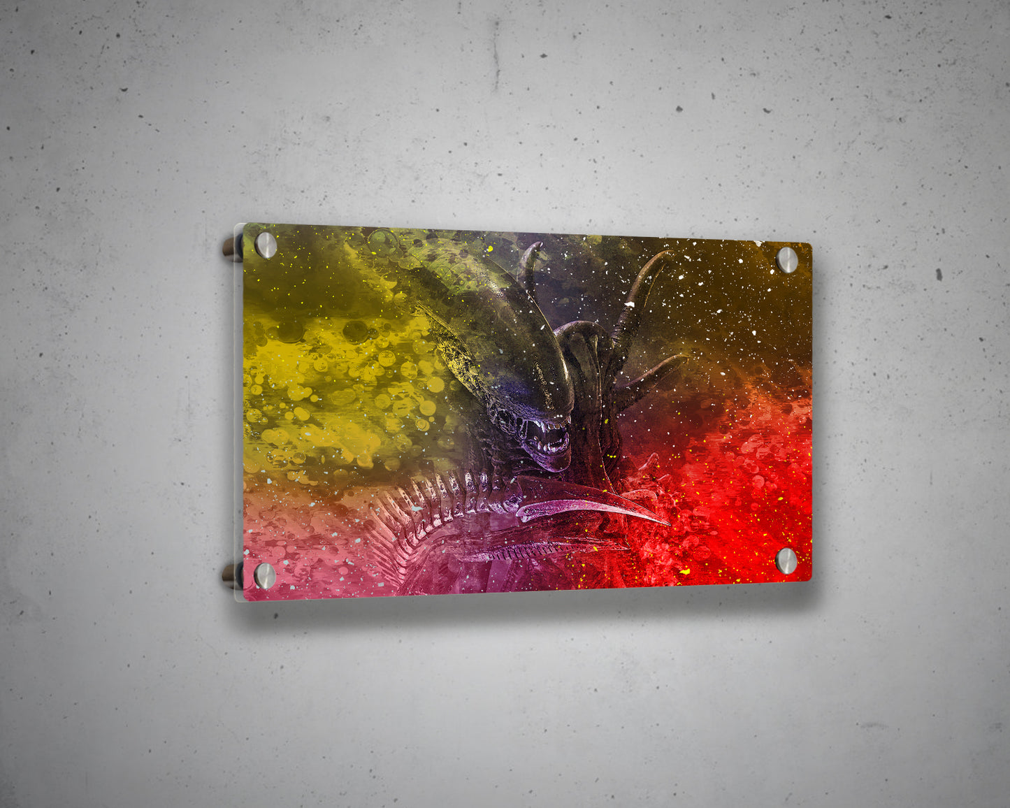 Alien Multicolour Wall Art