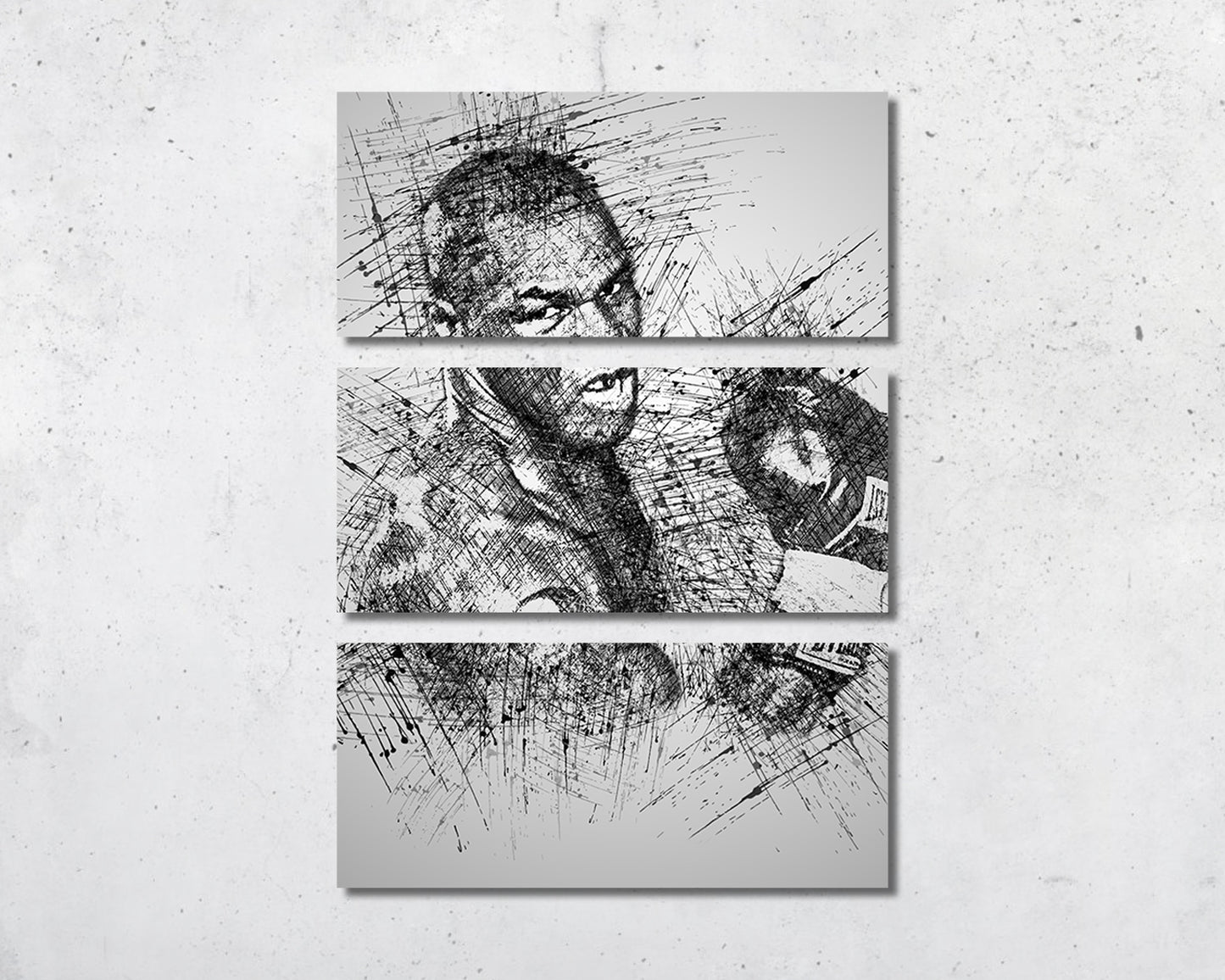 Mike Tyson Sketch Wall Art