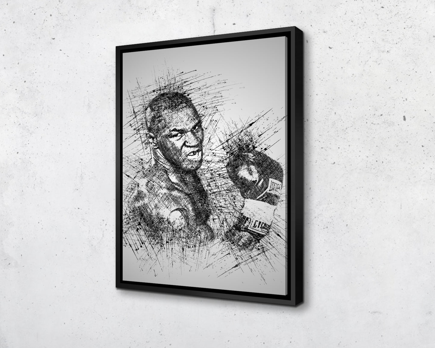Mike Tyson Sketch Wall Art