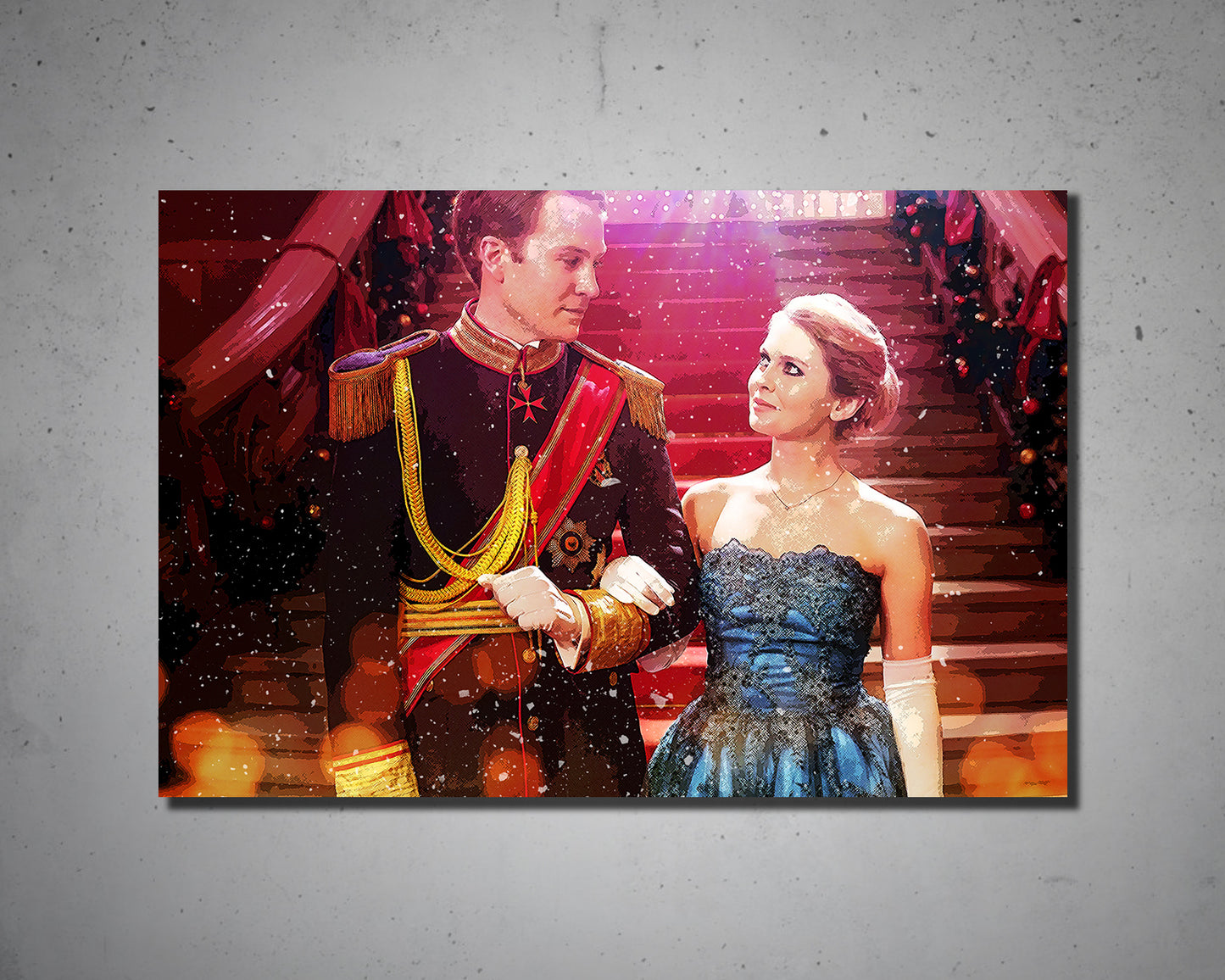 A Christmas Prince Multicolour Wall Art