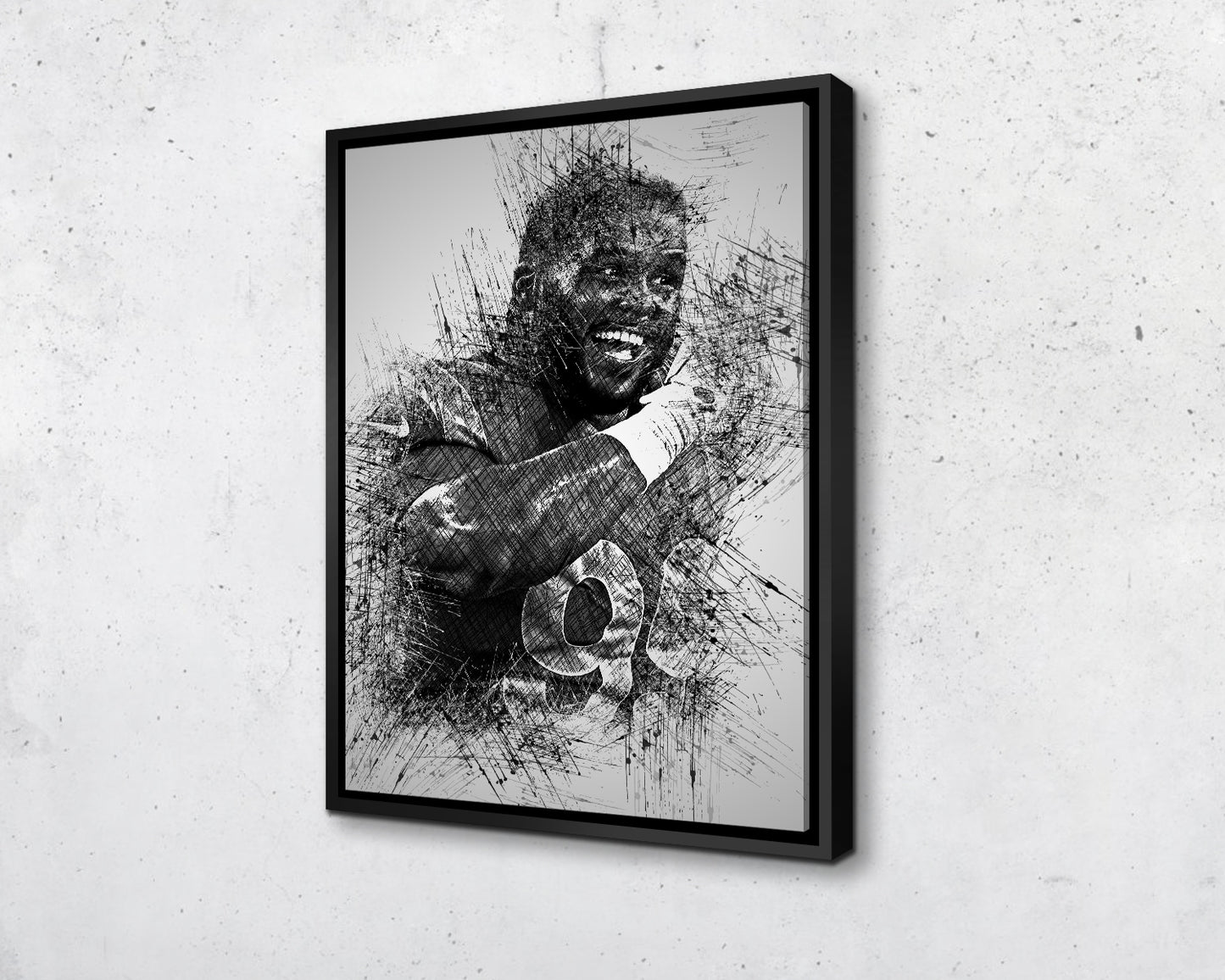 Aaron Donald Sketch Wall Art