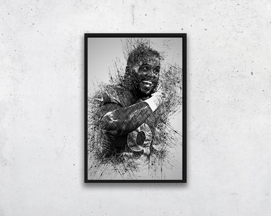 Aaron Donald Sketch Wall Art