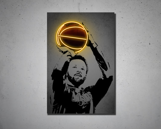 Stephen Curry Canvas Wall Art