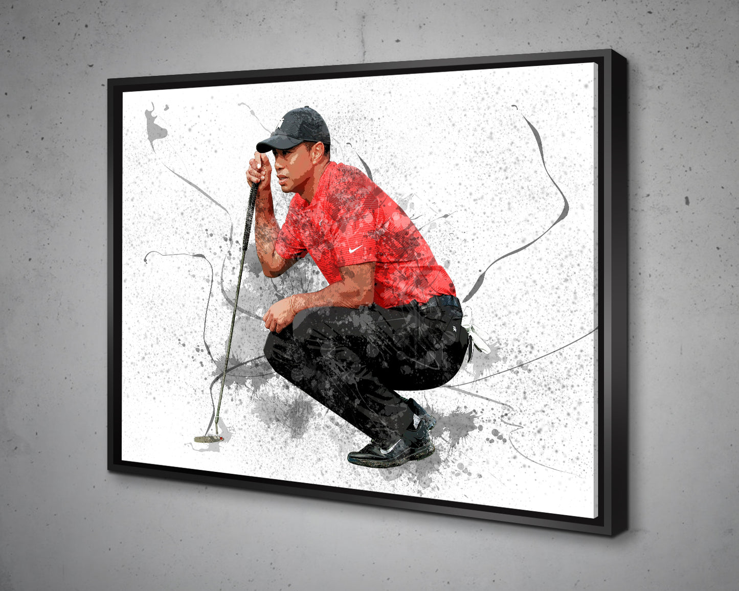 Golf Splash Effect Canvas Art