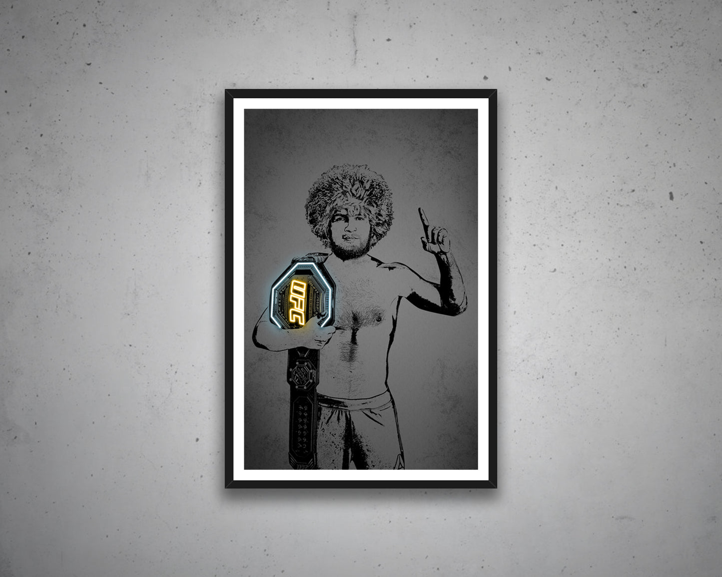 Khabib Nurmagomedov Canvas Wall Art
