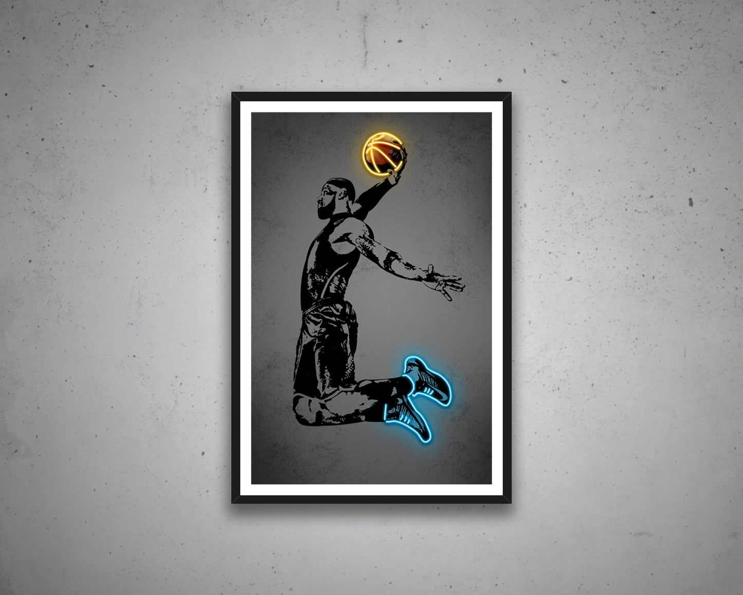 LeBron James Canvas Wall Art