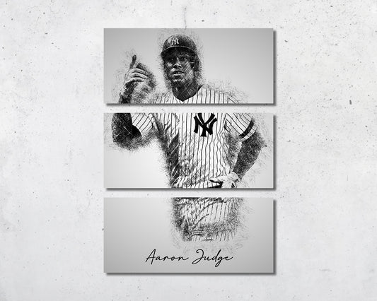 Aaron Judge Sketch Wall Art