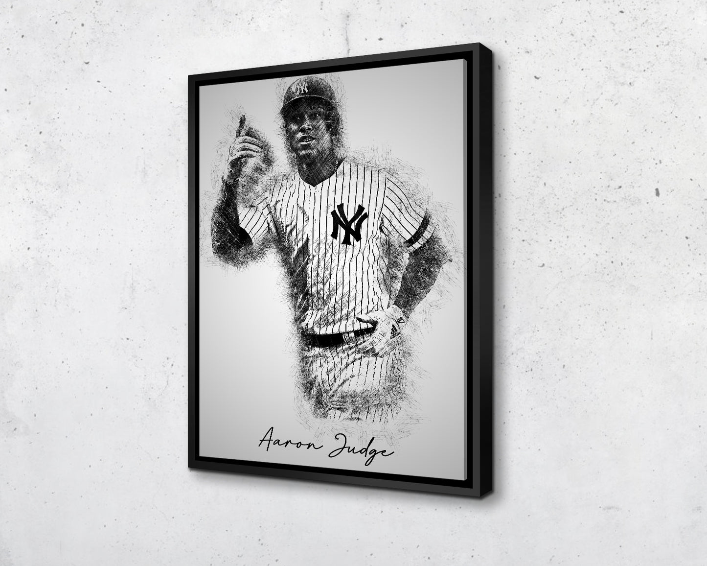 Aaron Judge Sketch Wall Art