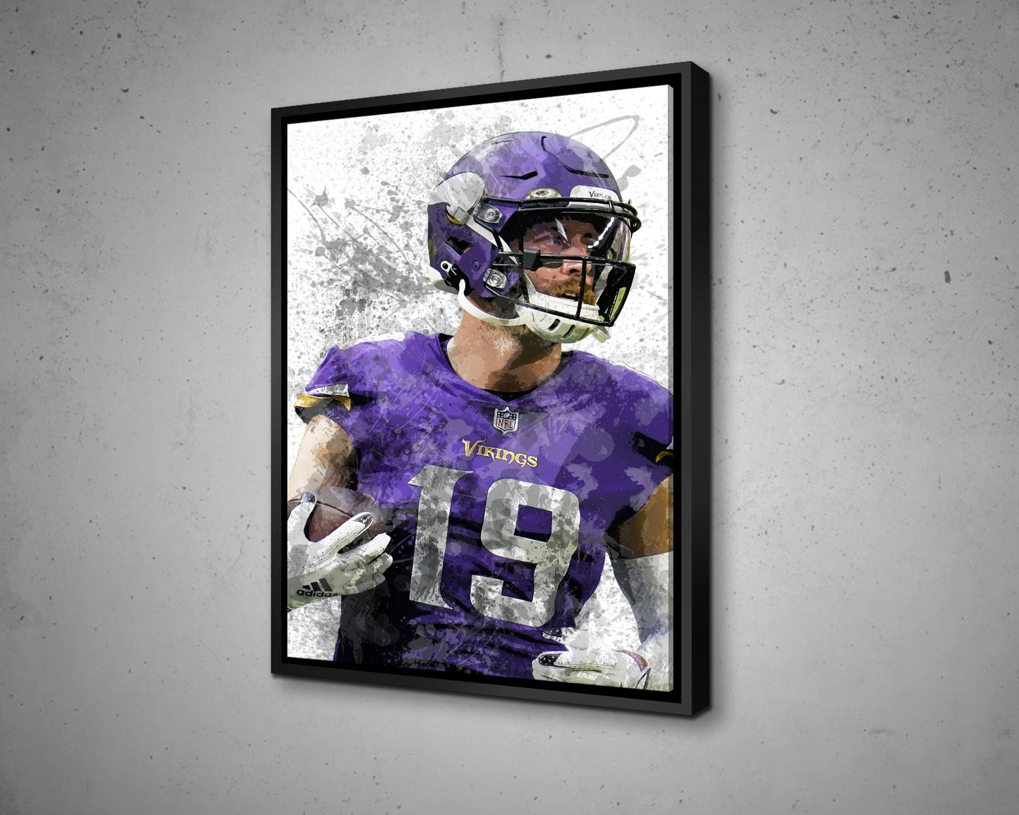 Adam Thielen Canvas Wall Art