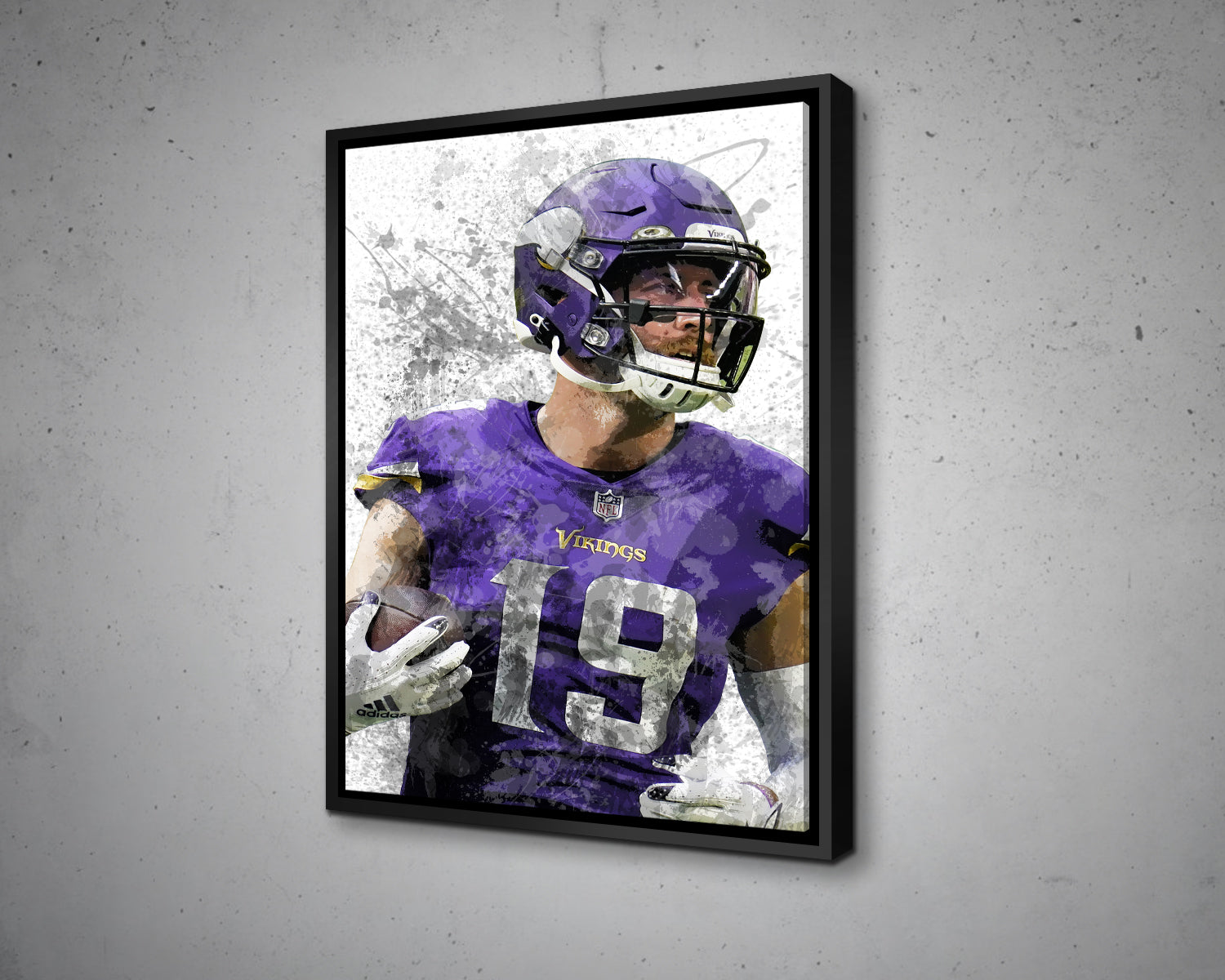 Adam Thielen Canvas Wall Art