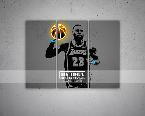 LeBron James Canvas Wall Art