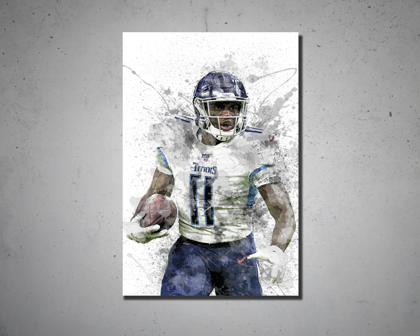 AJ Brown Canvas Wall Art