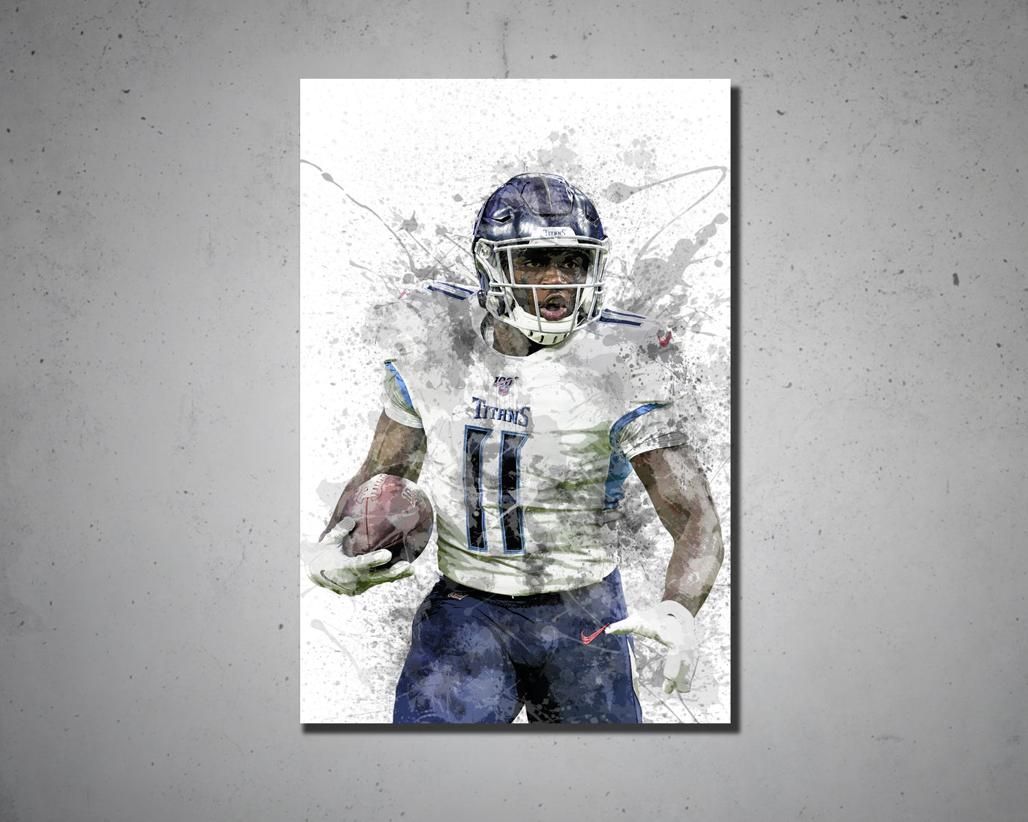 AJ Brown Canvas Wall Art