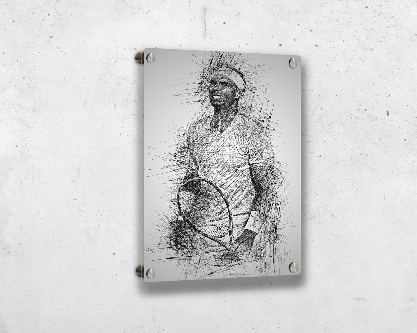 Rafael Nadal Sketch Wall Art