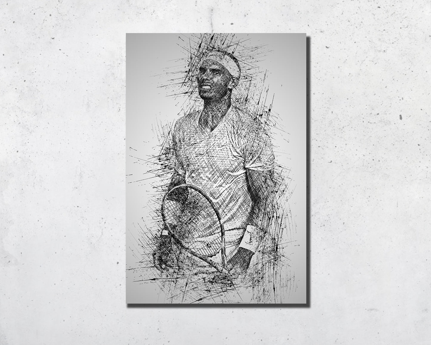 Rafael Nadal Sketch Wall Art