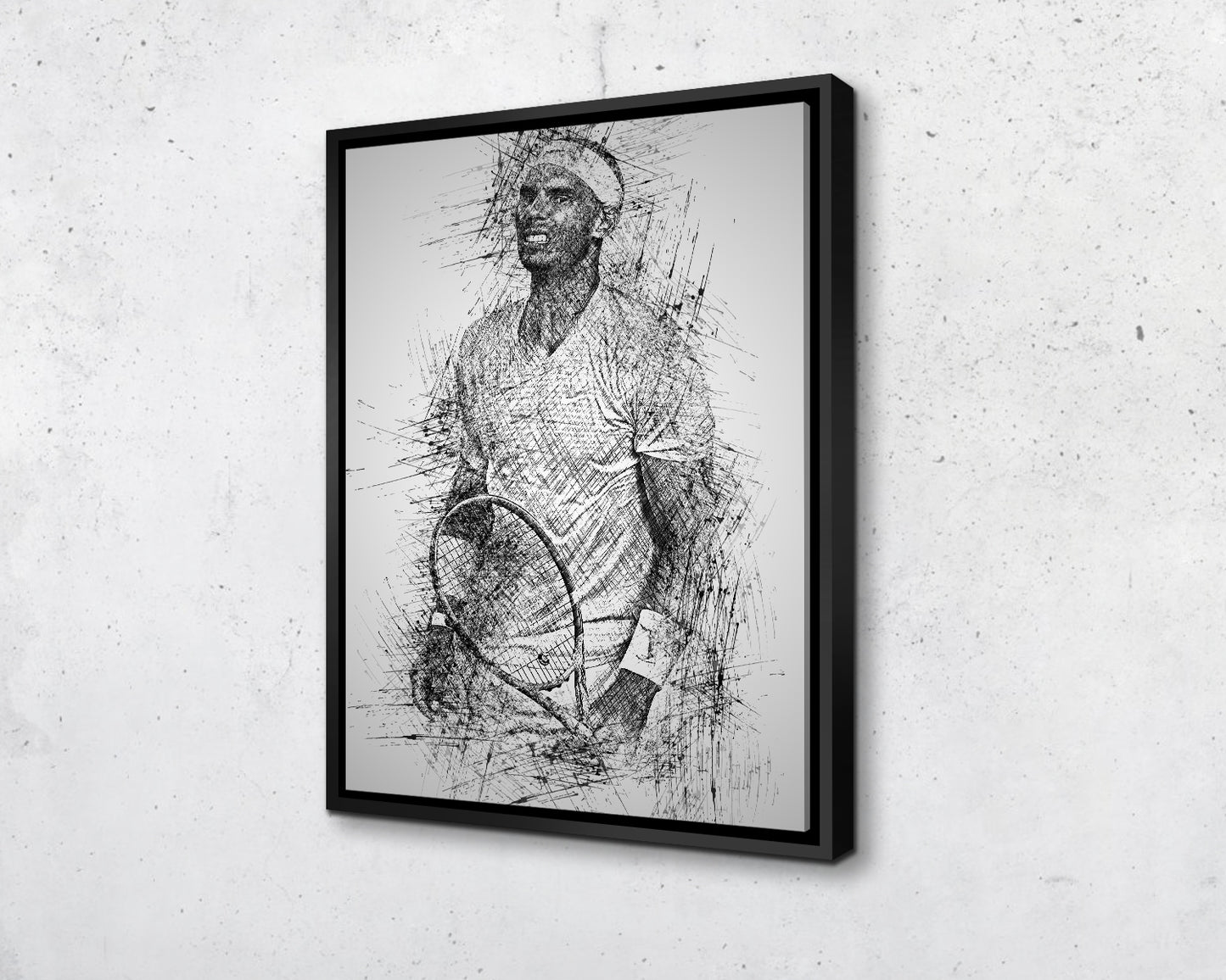 Rafael Nadal Sketch Wall Art