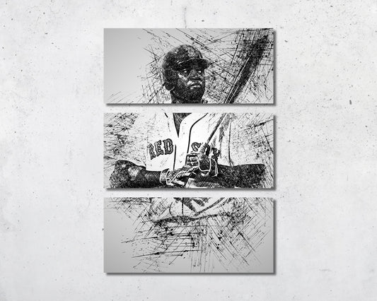 David Ortiz Sketch Wall Art