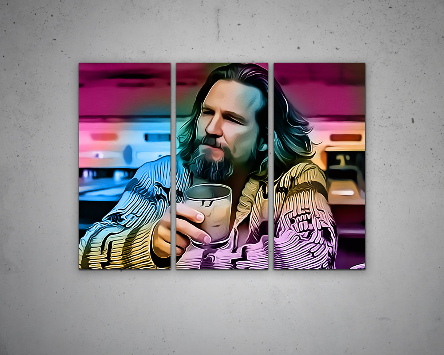 The Dude Multicolour Wall Art