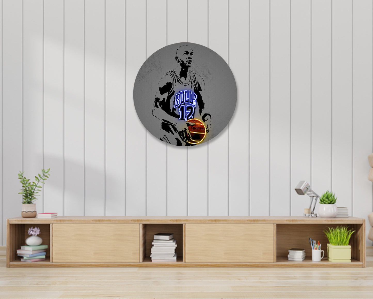 Michael Jordan Round Wall Art