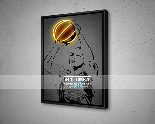 Stephen Curry Canvas Wall Art