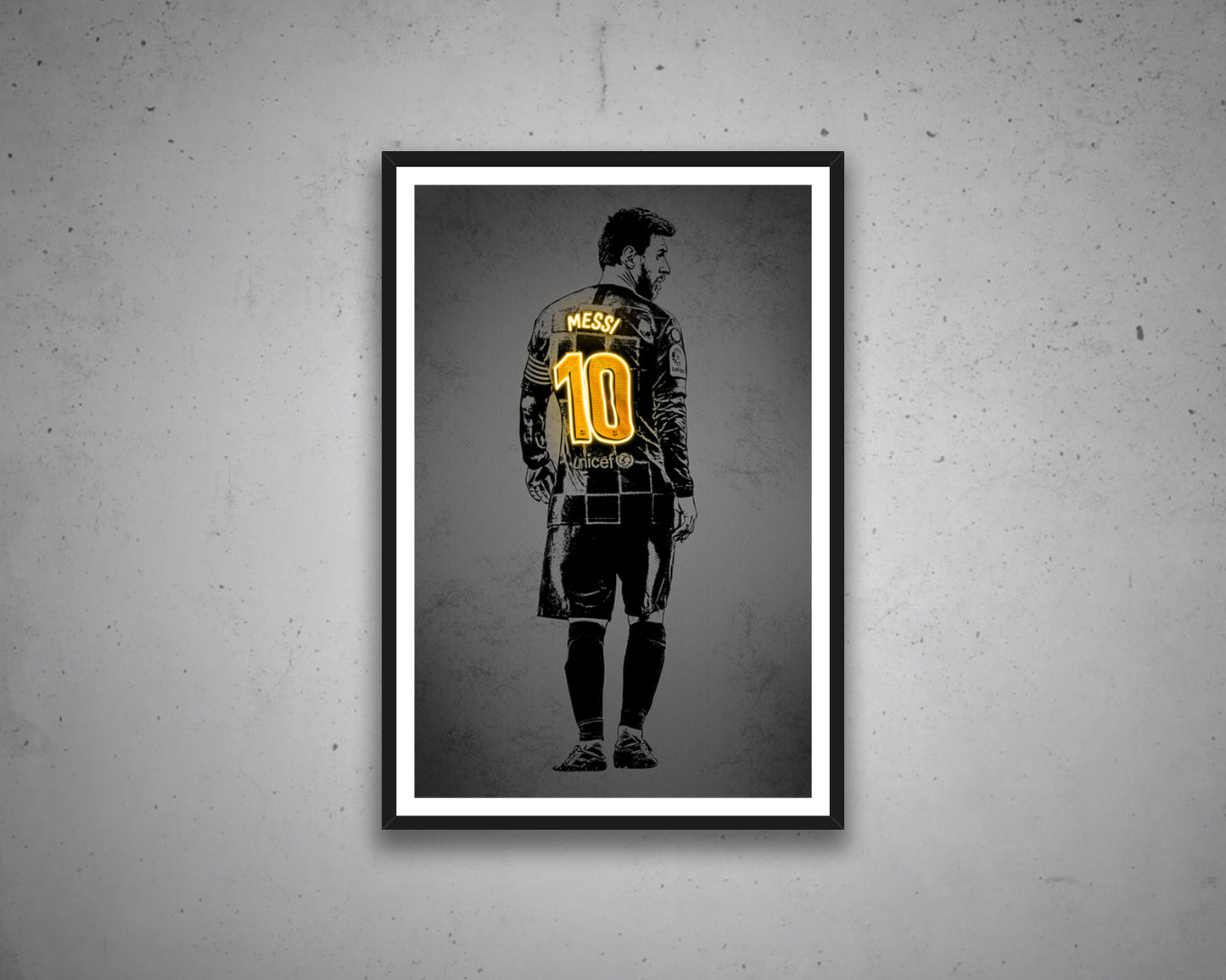 Lionel Messi Canvas Wall Art