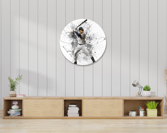 Derek Jeter Round Wall Art