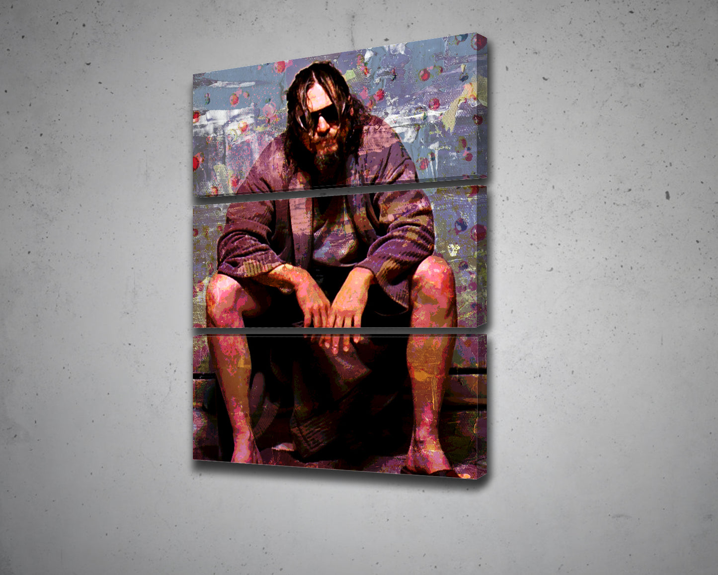 Lebowski Toilet Multicolour Dude Wall Art