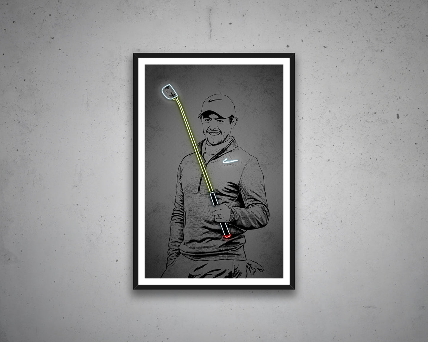 Rory McIlroy Canvas Wall Art